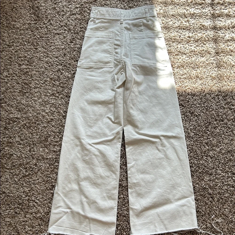 Zara High Rise Wide Leg Jeans - Picture 6 of 7
